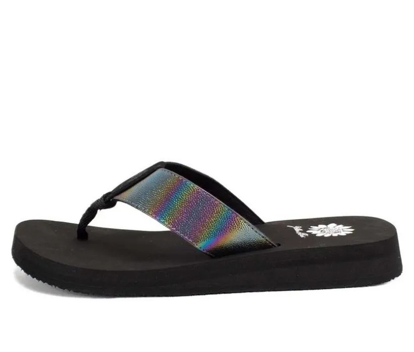 Women's Yellow Box Flamber Flip-Flops