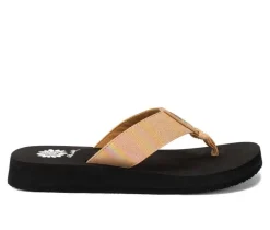 Women's Yellow Box Flamber Flip-Flops