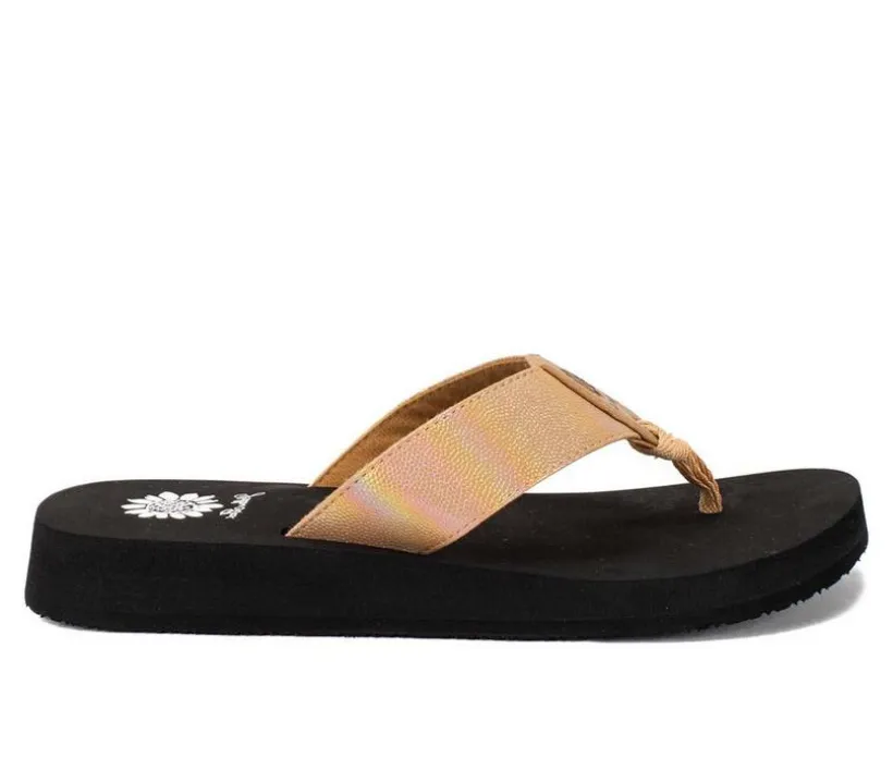 Women's Yellow Box Flamber Flip-Flops