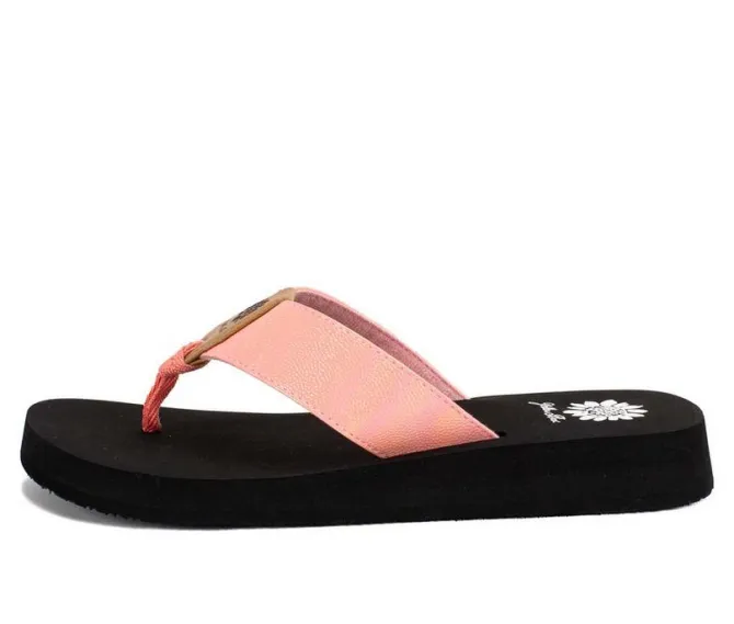 Women's Yellow Box Flamber Flip-Flops