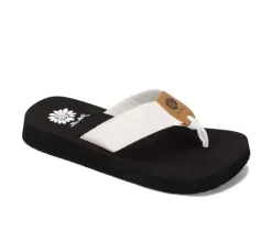 Women's Yellow Box Flamber Flip-Flops