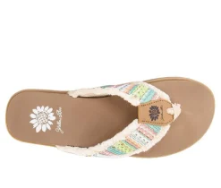 Women's Yellow Box Flappy Flip-Flops