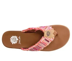 Women's Yellow Box Flappy Flip-Flops