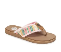 Women's Yellow Box Flappy Flip-Flops