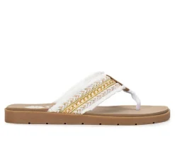 Women's Yellow Box Flavian Flip-Flops