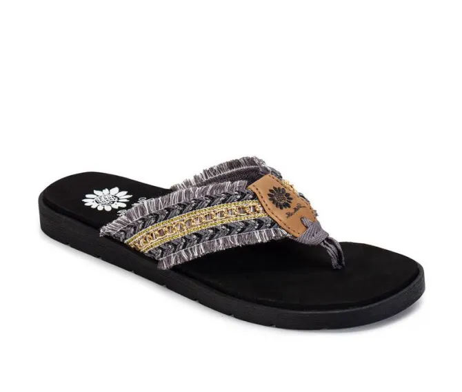 Women's Yellow Box Flavian Flip-Flops