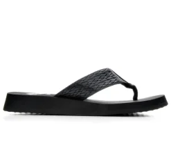 Women's Yellow Box Flax Flip-Flops