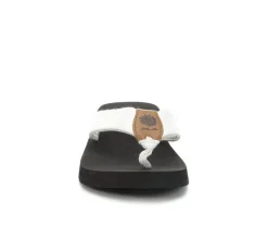 Women's Yellow Box Flax Flip-Flops