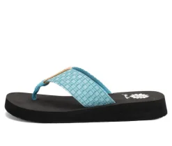 Women's Yellow Box Flinge Flip-Flops