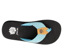 Women's Yellow Box Flinge Flip-Flops