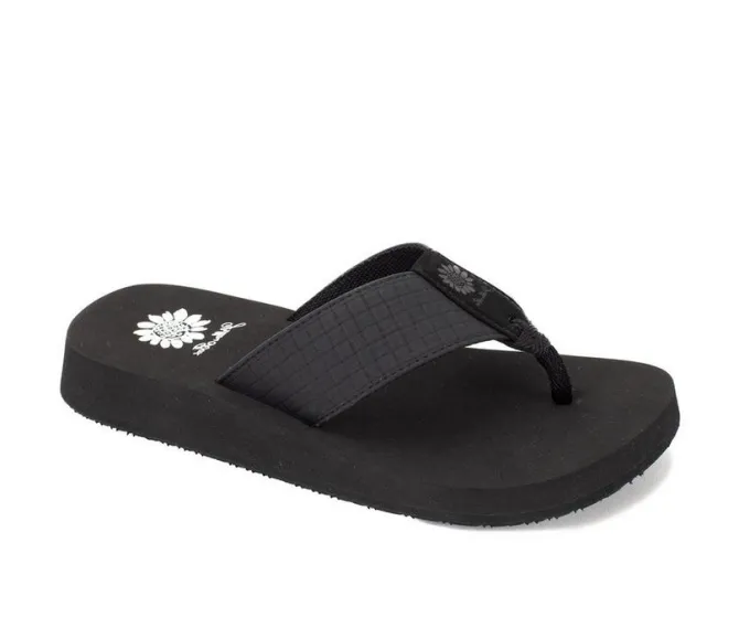 Women's Yellow Box Flinge Flip-Flops
