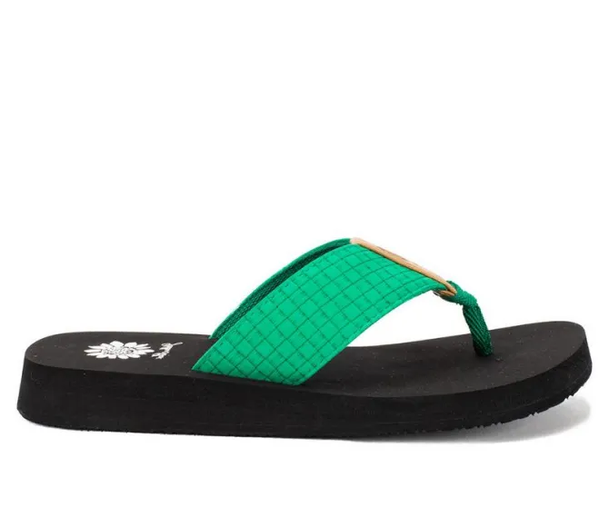 Women's Yellow Box Flinge Flip-Flops