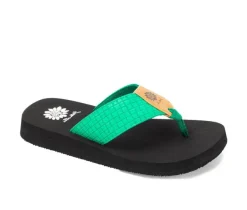 Women's Yellow Box Flinge Flip-Flops