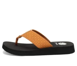 Women's Yellow Box Flinge Flip-Flops