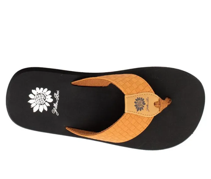 Women's Yellow Box Flinge Flip-Flops