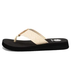 Women's Yellow Box Flop Hop Flip-Flops