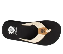 Women's Yellow Box Flop Hop Flip-Flops