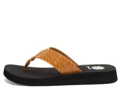 Women's Yellow Box Flop Hop Flip-Flops