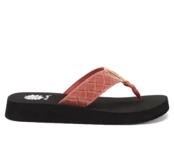 Women's Yellow Box Flop Hop Flip-Flops