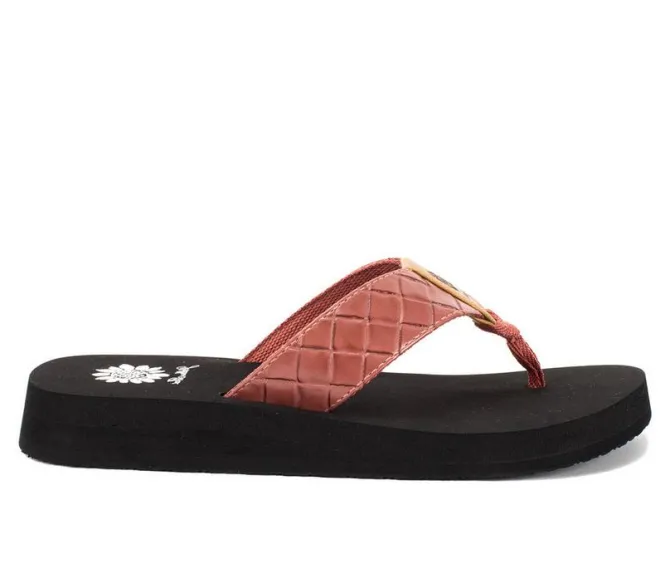 Women's Yellow Box Flop Hop Flip-Flops