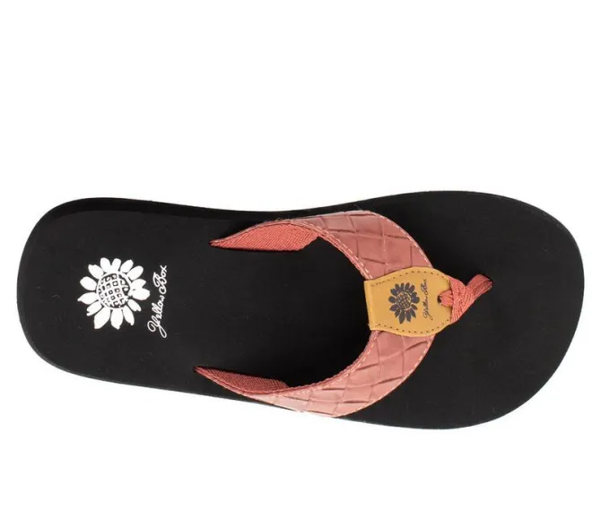Women's Yellow Box Flop Hop Flip-Flops