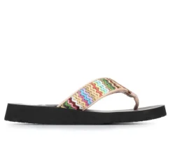 Women's Yellow Box Floppy Flip-Flops