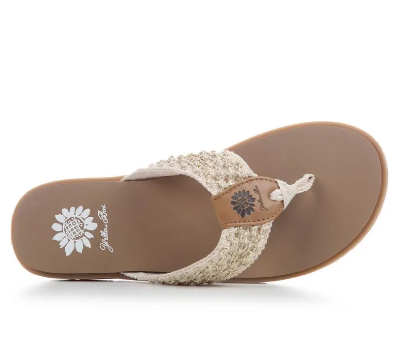 Women's Yellow Box Florina Flip-Flops