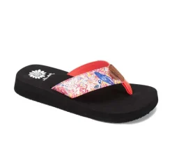 Women's Yellow Box Flounder Flip-Flops