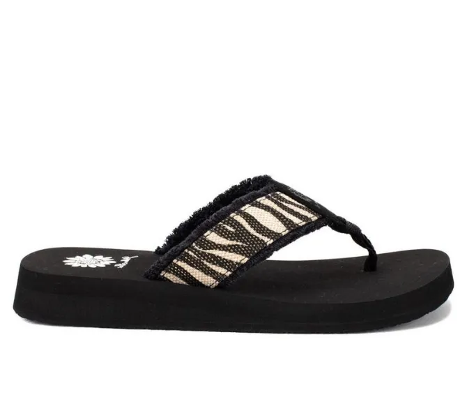 Women's Yellow Box Focus Flip-Flops