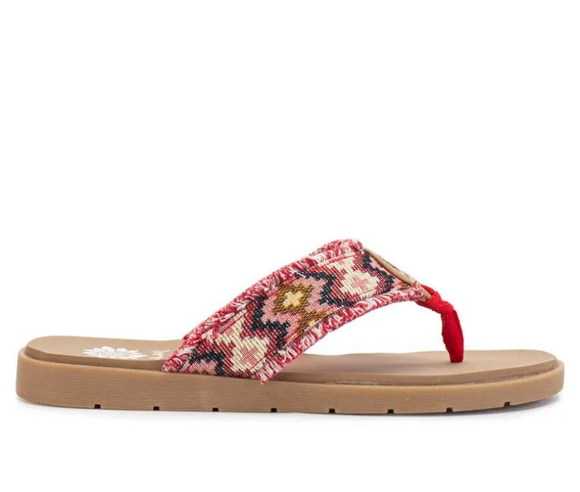 Women's Yellow Box Fonatana Flip-Flops