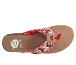 Women's Yellow Box Fonatana Flip-Flops