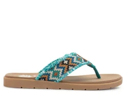 Women's Yellow Box Fonatana Flip-Flops