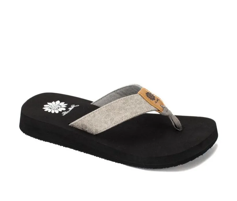 Women's Yellow Box Franca Flip-Flops