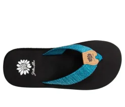 Women's Yellow Box Frayz Flip-Flops