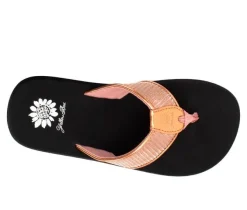 Women's Yellow Box Freehold Flip-Flops