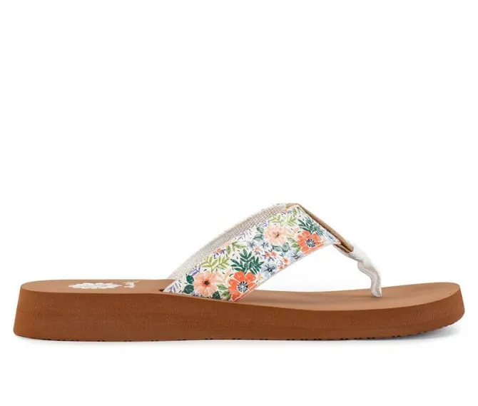 Women's Yellow Box Freo Flip-Flops