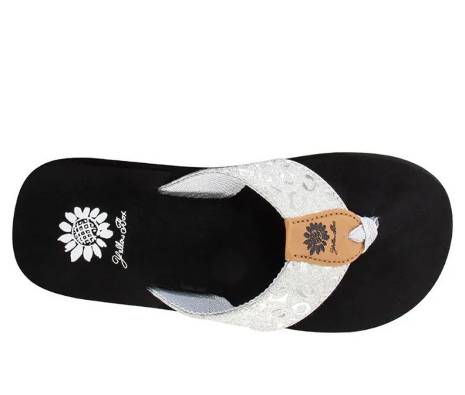 Women's Yellow Box Frez Flip-Flops