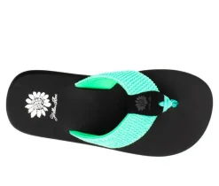 Women's Yellow Box Frizzle Flip-Flops