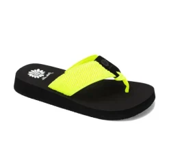 Women's Yellow Box Frizzle Flip-Flops