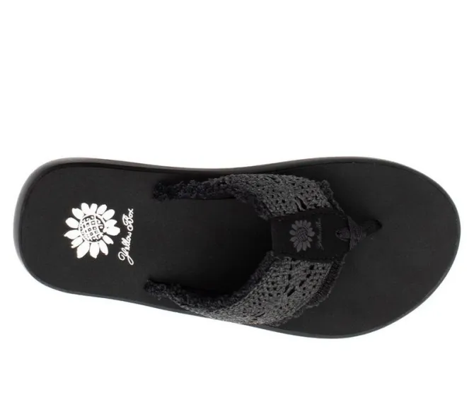 Women's Yellow Box Gisele Flip-Flops