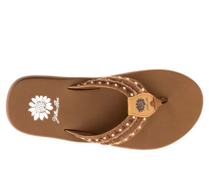 Women's Yellow Box Glendale Flip-Flops