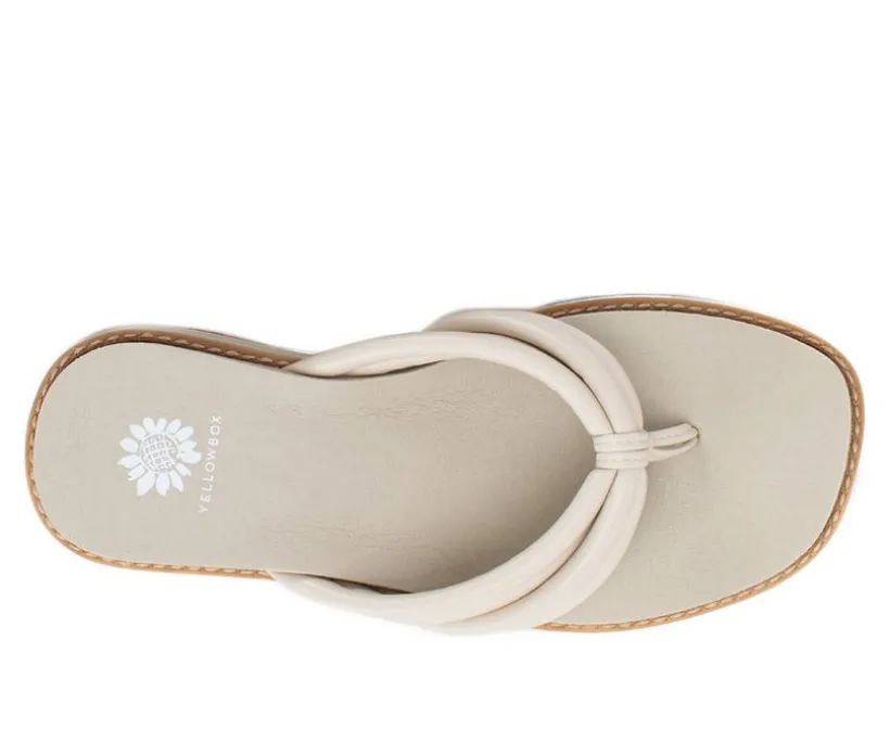 Women's Yellow Box Hasani Flip-Flops