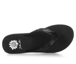 Women's Yellow Box Hestia Wedge Flip-Flops