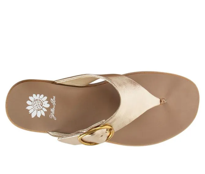 Women's Yellow Box Igloo Sandals