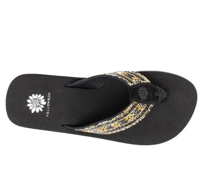 Women's Yellow Box Jabiru Flip-Flops