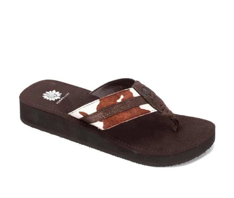 Women's Yellow Box Jafna Flip-Flops