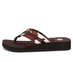 Women's Yellow Box Jafna Flip-Flops