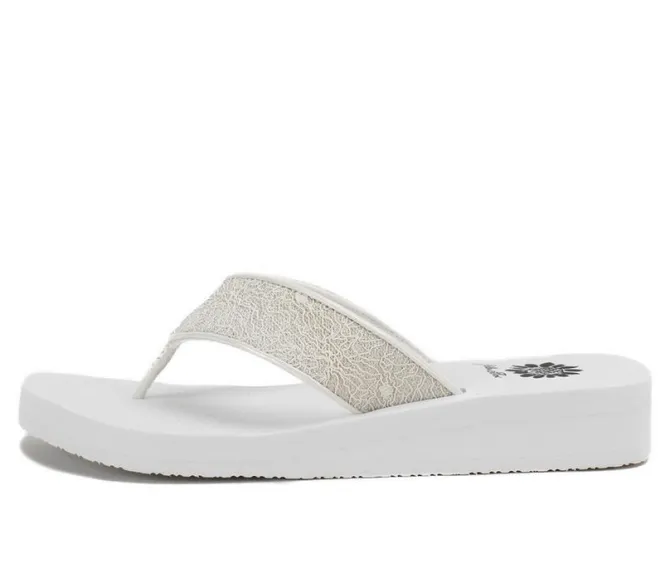 Women's Yellow Box Jasty Flip-Flops