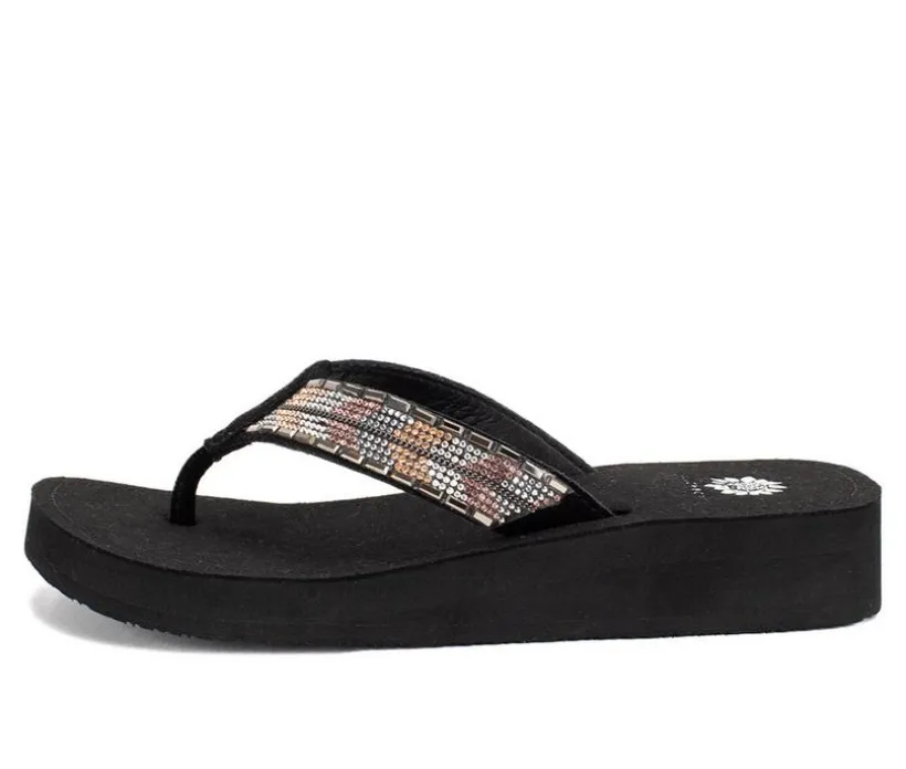 Women's Yellow Box Jaunty Flip-Flops