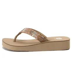 Women's Yellow Box Jaunty Flip-Flops